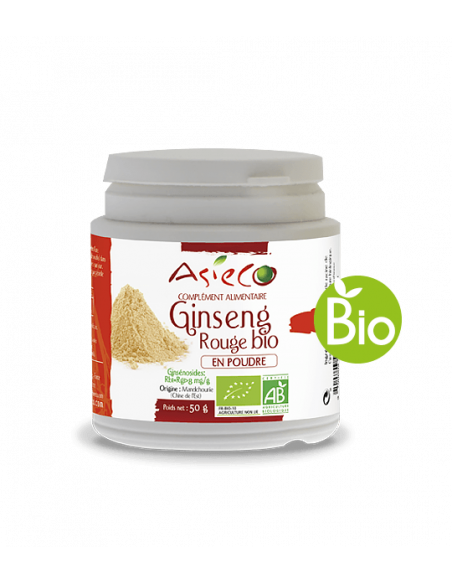 Biologische rode ginseng poeder - 50 g Biologische rode ginseng poeder - 50 g