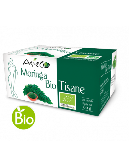 Biologische Moringa thee, doos van 40 zakjes Biologische Moringa thee, doos van 40 zakjes