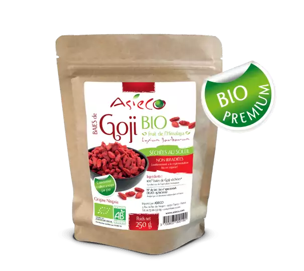Goji berries 100% ORGANIC - bag of 250 g
