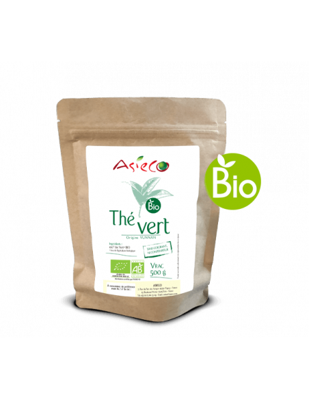 Té verde de Yunnan ecológico a granel - 500 g Té verde de Yunnan ecológico a granel - 500 g