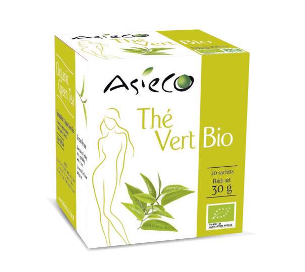 Grüner Tee BIO aus Vietnam Packung mit 20 Teebeuteln - 30g