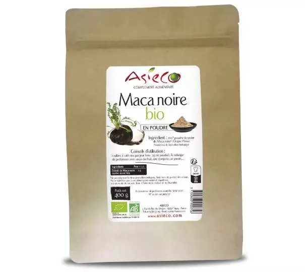 Schwarzer Bio-Maca 400g