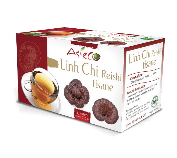 Linh Chi Reishi Herbal Tea - 25 tea bags