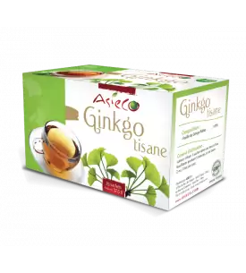 Té de hierbas Ginkgo Biloba - 25 bolsitas de té